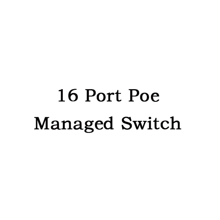 16 Port Poe hallatav lüliti